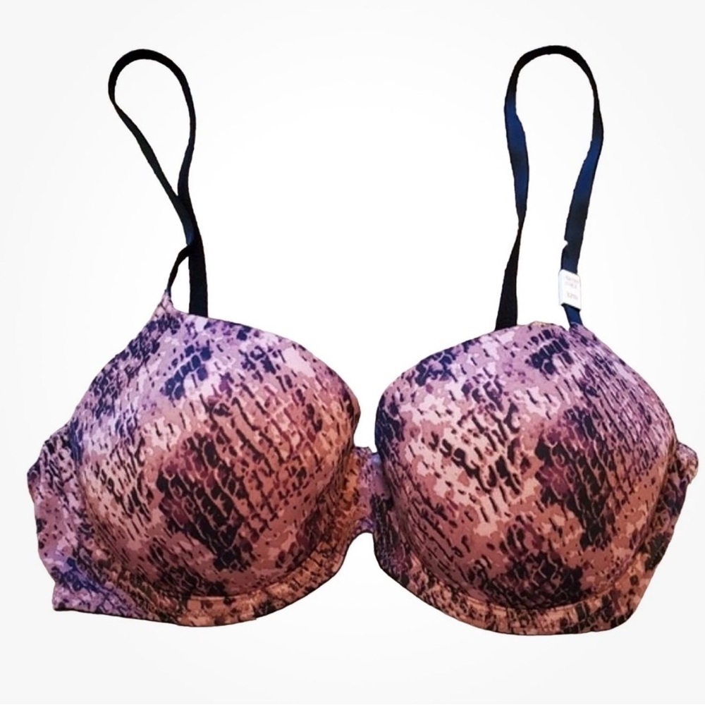 NWOT PINK Victoria's Secret Snakeskin Print Bra
